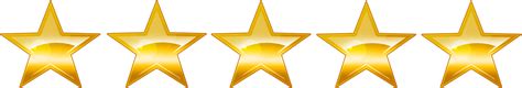 5 Gold Stars Png Png Image Collection