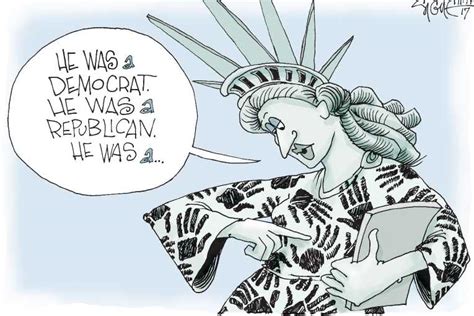 Political Cartoon On Sex Scandals Rock Us By Signe Wilkinson