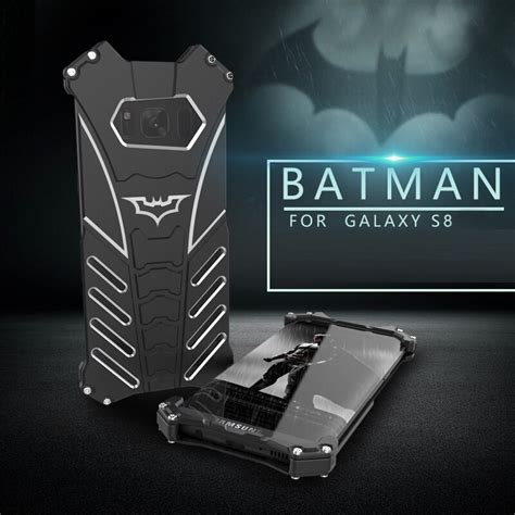 New Batman Luxury Metal Armor Case For Samsung Galaxy S8 S7 S6 Edge