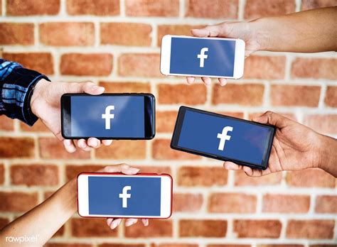 People Using Facebook Applications On Phones Free Image By Rawpixel