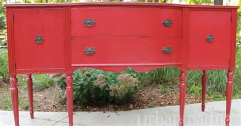 Urban Patina Authentically Crafted Home T Vintage Red Buffet