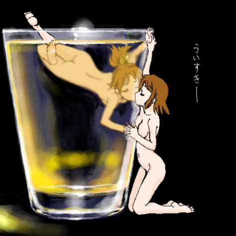 Hirasawa Ui Hirasawa Yui K On Lowres Translated 2girls Alcohol Barefoot Brown Eyes