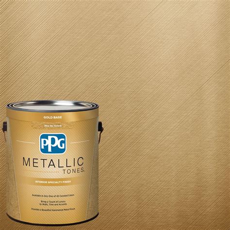 Check out our glitter wall paint selection for the very best in unique or custom, handmade pieces from our декор на стены shops. PPG METALLIC TONES 1 gal. #MTL137 Gilded Gold Metallic ...