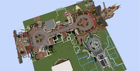 Custom Disneyland Park Minecraft Map