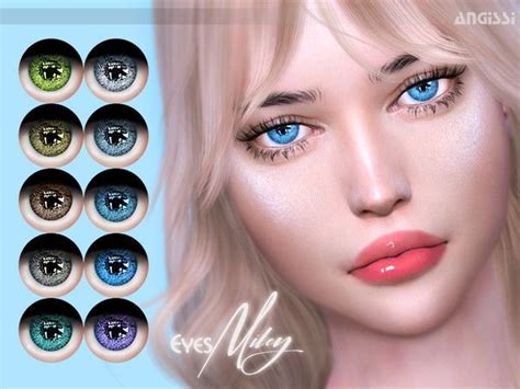 Angissis Eyes Miley Sims 4 Miley Eye Color