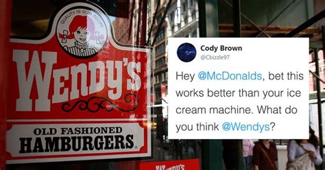 We Are Here For Wendys Roast Of Mcdonalds Ice Cream Machine