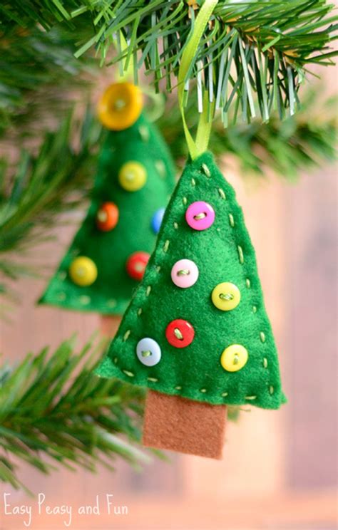 Felt Christmas Tree Ornament Handmade Christmas Christmas Crafts For