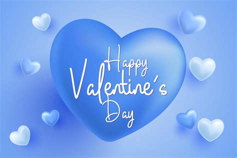 Happy Valentines Day Heart 3d Icon With Gradient Background 17710762