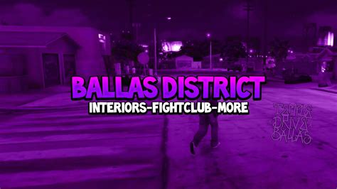 Ballas District By Zaforr Free Mapping Fivem Ymap Youtube