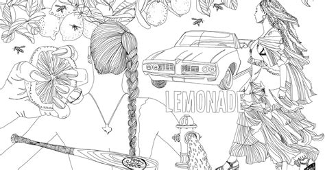 Each picture comes with a 50 word bio. Beyonce Lemonade Coloring Book