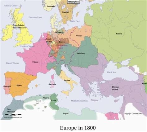 Political Map Of Europe 1800 Secretmuseum Images And Photos Finder