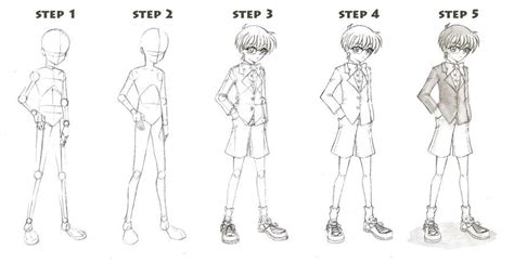 How To Draw A Anime Boy Full Body Step By Step For Face Sphere For