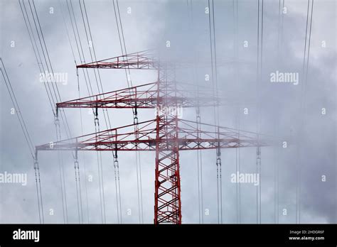 Electrical Tower Power Line Mast Electrical Towers Power Lines