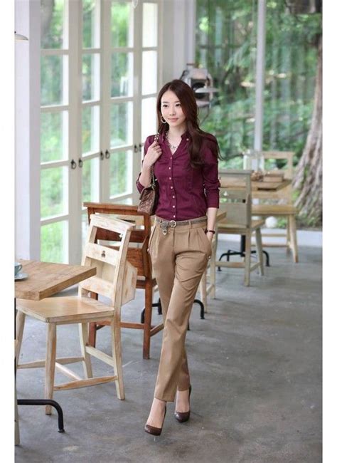 V Luv Fashon Korean Women Career In Simple Style Dresses Fashion