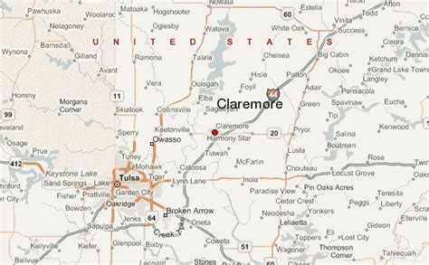 Claremore Ok Zip Code Map Map