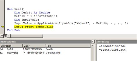 Excel Vba Inputbox Strips Decimal Comma Converts Double To String