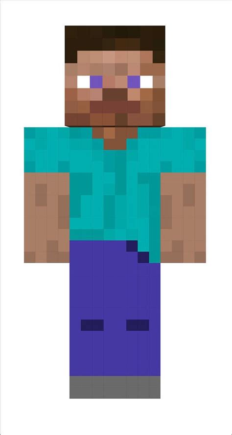 Minecraft Steve Fatheadstyle Repositionable By Graphicsforless