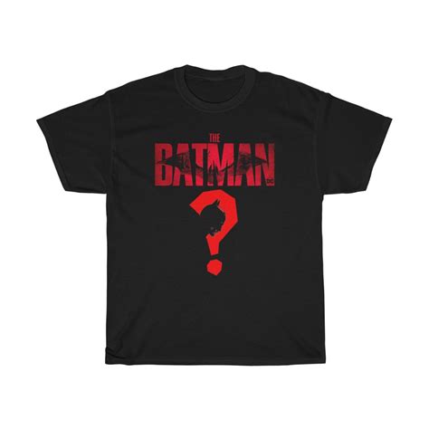 The Batman 2022 Single Sided Riddler Question Mark Movie Shirt
