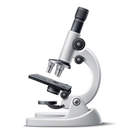Premium Vector Realistic Microscope