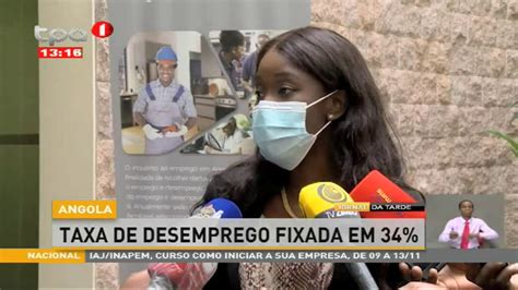 Angola Taxa De Desemprego Fixada Em 34 Youtube
