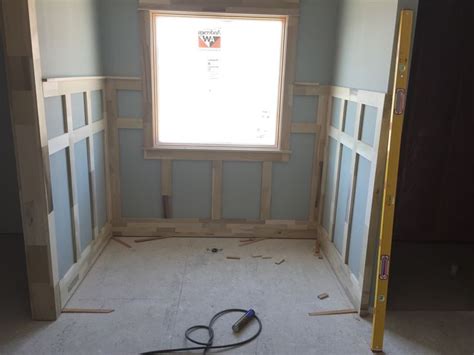 Wainscoting To 1x4 Casing Transition Wainscoting Window And Door Trim
