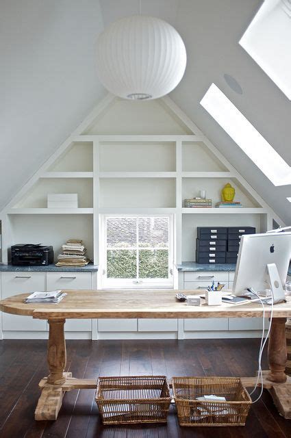 53 Cool Attic Home Office Design Inspirations Digsdigs