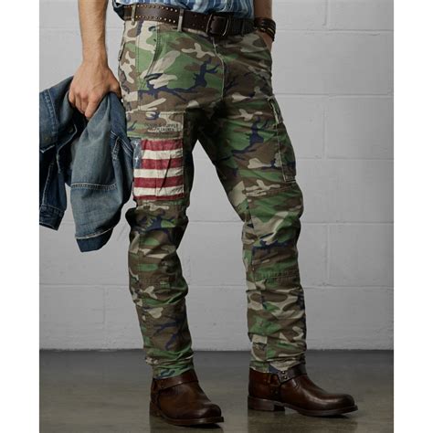 5 Army Green Cargo Pants Men Pants Camo Cargo Ralph Lauren Denim Supply Knox Clothing Lyst