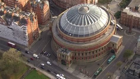 Aerial View Of Londons Royal Albert Hall And The Surrounding Area