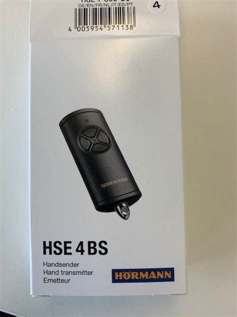 Hörmann Handsender HSE 4 BS Kaufen auf Ricardo