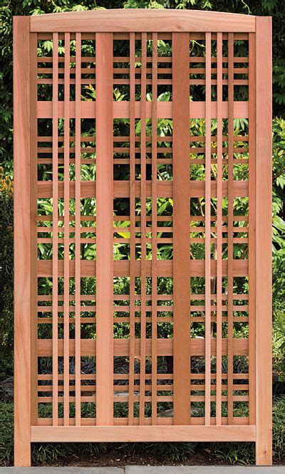 Arboria Hampton Cedar Landscape Screen Tan 65 5 H At Fence Design Wood Trellis