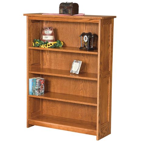Amish Made Mission Panel Bookcase Amish Furniture From Lancaster Pa