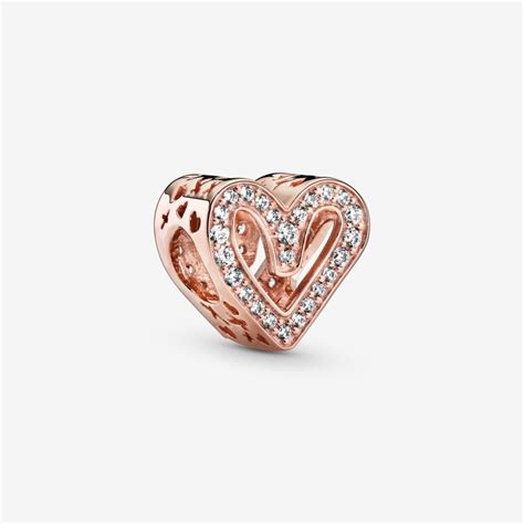 2020 Freehand Heart Charms Fit Pandora Bracelet In 925 Etsy