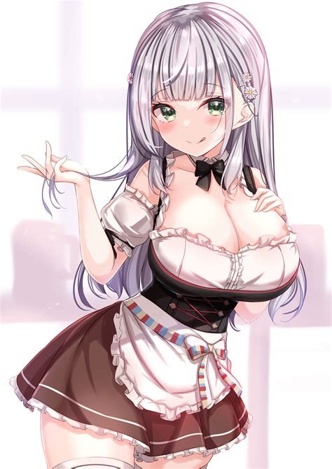 Yuano Shirogane Noel Hololive Silver Hair Commentary Request Highres Girl Q Alternate