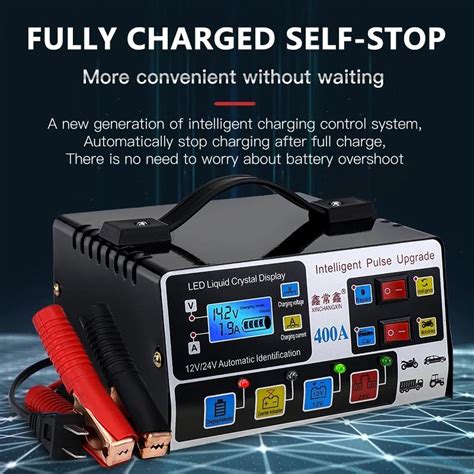 Buy 12v24v 220w Car Battery Charger Fully Automatic High Frequency