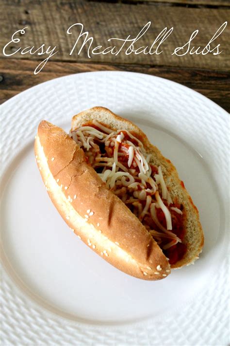 Quick and Easy Meatball Subs - Mom. Wife. Busy Life.