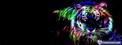 Colorful Tiger Colorful Facebook Cover Maker