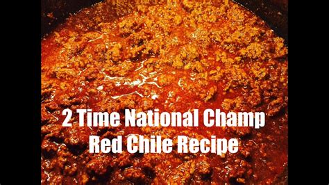She shared the recipe for her hot rod texas chili—and some wisdom—with esquire. 2005 & 2009 National Champion Red Chili Recipe - How to ...