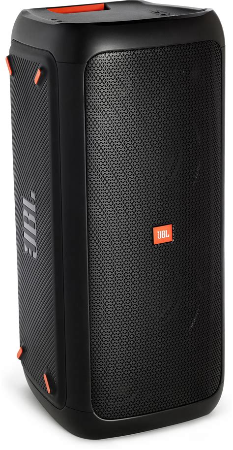 With its monstrous, extraordinary sound, durable design and longest playtime the jbl boombox rocks the party louder and longer than any portable speaker in the market. JBL PartyBox 300 Portable Bluetooth Party Speaker | zZounds