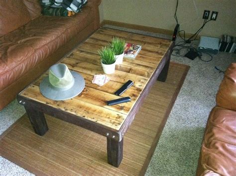 Your friends are visiting and you're all enjoying a good conversation and cups of coffee, all hot and freshly pressed. DIY Pallet Coffee Table | The Owner-Builder Network