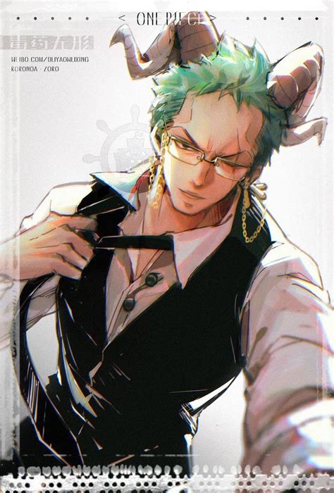 Demonic Zoro Art By 毒药无形 Zoro One Piece Roronoa Zoro One Piece Anime