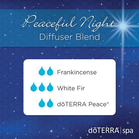Peaceful Night Doterra Diffuser Blend Essential Oils For Sleep