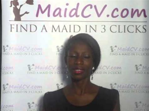 Maidcv Com Interview Of A S African Maid Youtube