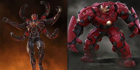 Avengers Age Of Ultron Concept Art Reveals Alternate Ultron