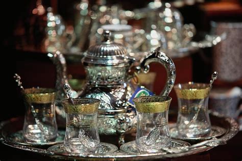 Traditional Turkish Tea Set By Ingetjetadros Com Ingetje Tadros