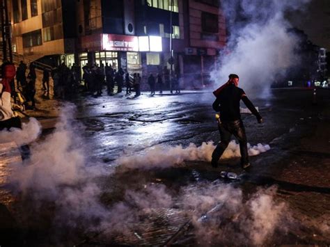 Ankara Explosions Turkish Police Fire Tear Gas At Mourners Laying