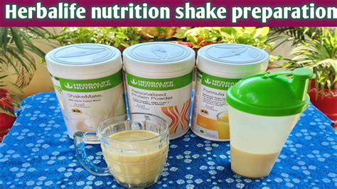 Herbalife Shake Preparation How To Make Herbalife Shake With Shakemate Herbalife Nutrition