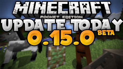 Mcpe Updates Minecraft Pe 0150 Beta Now Available