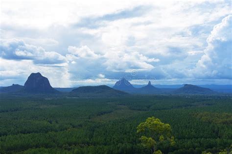 Glass House Mountains National Park Landscape Queensland Australia