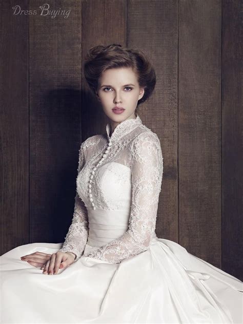 Secretofdiva offers most popular selection of vintage inspired wedding dresses and many more. high neck wedding dress I love it! This is what I want to ...
