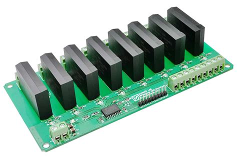 8 Channel Solid State Relay Controller Board Numato Lab